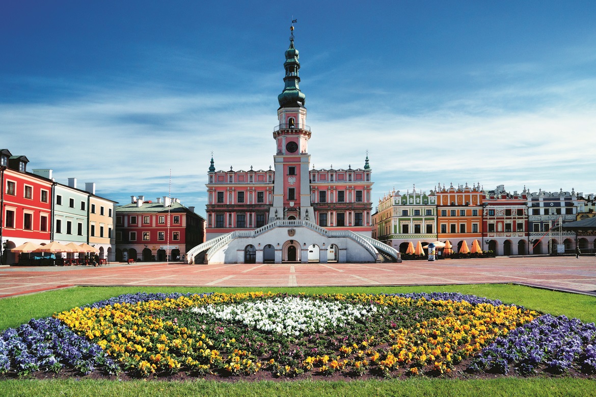 Rynek Wielki na Starym Mieście w Zamościu